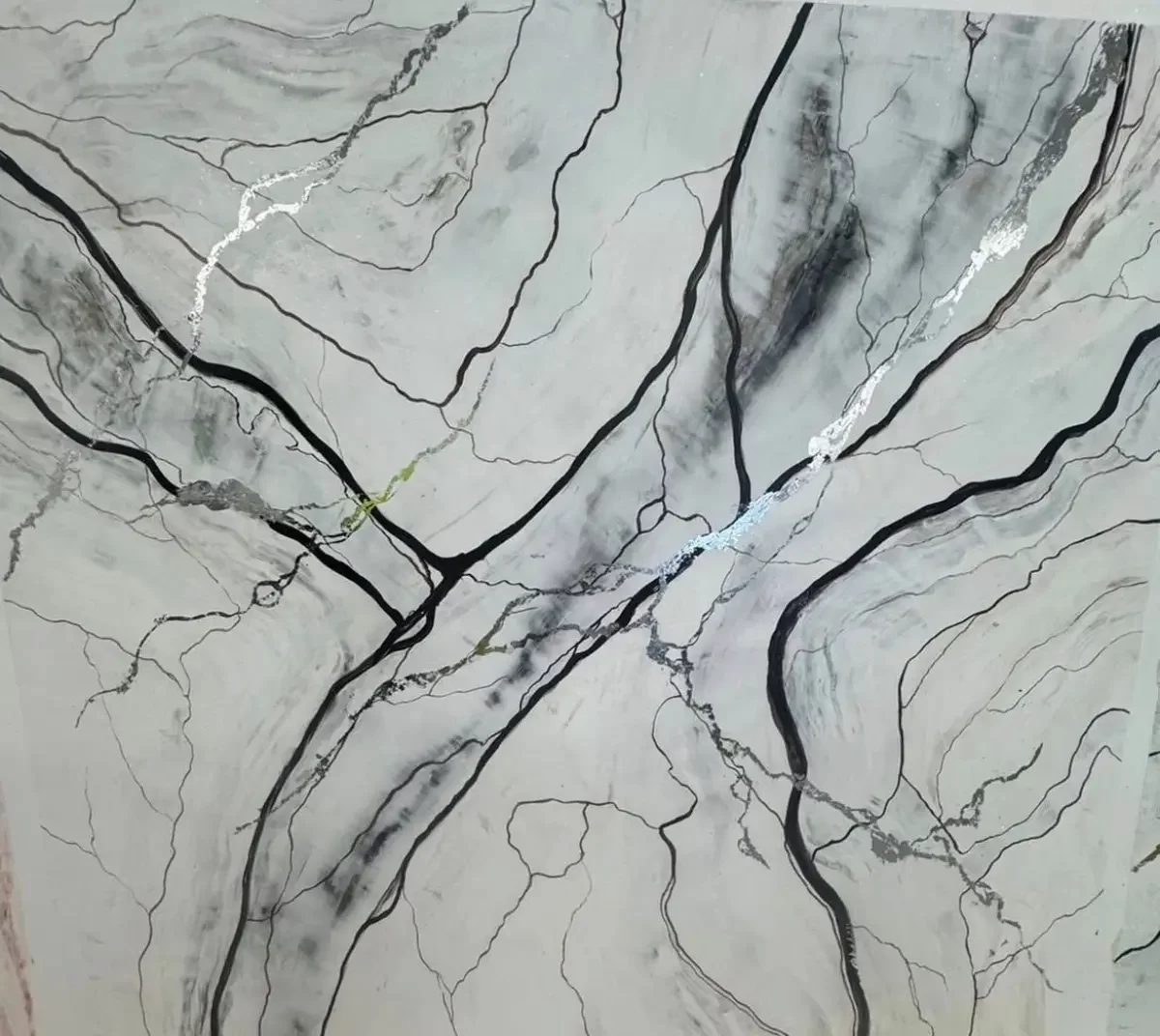 Venetian plaster feature wall