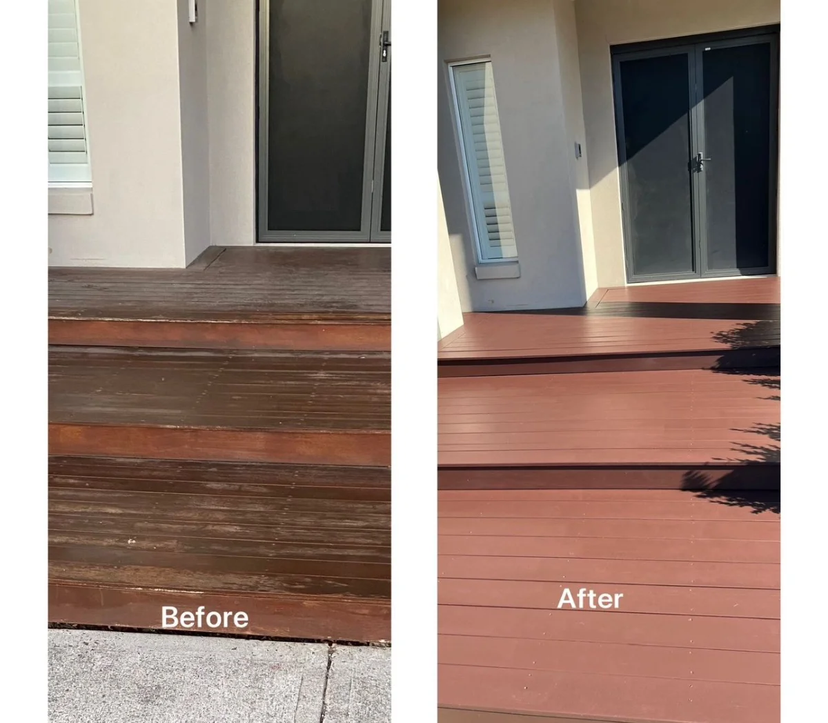 Deck refinishing